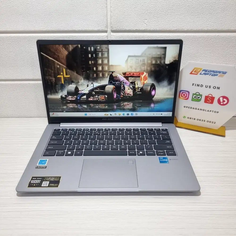 Laptop Asus Expertbook Core i3-1315U RAM 8GB SSD 512GB GARANSI ON