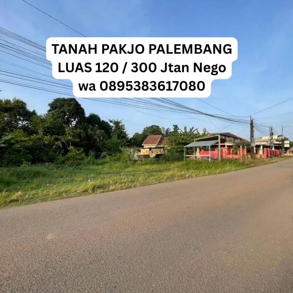 TANAH KAVLING PAKJO PALEMBANG