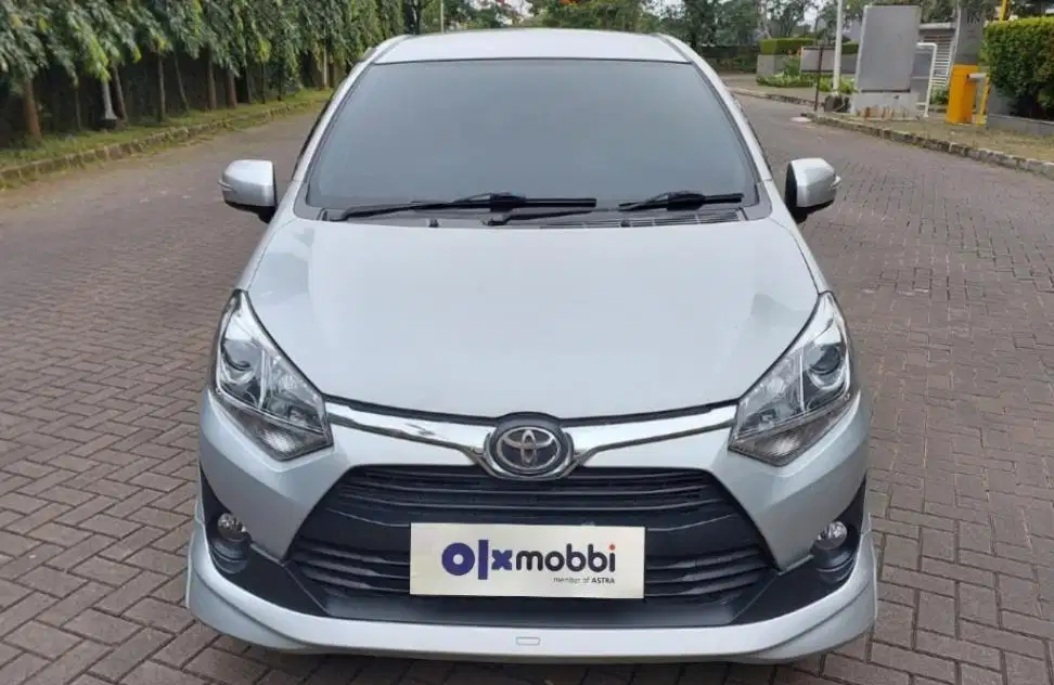 TDP 6,JT, Toyota Agya 1.2 TRD Sportivo Bensin-AT Silver 2019