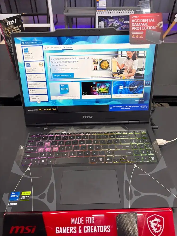 Laptop MSI 9S715Q342 Cicilan Murah Dp Malai 0