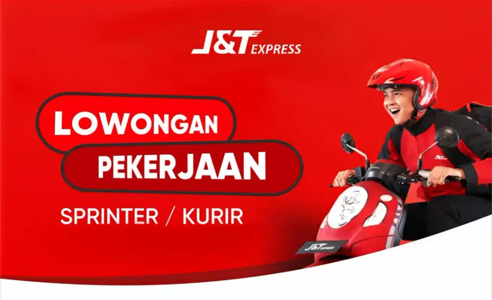 Dibutuhkan SPRINTER JNT Kurir delivery
