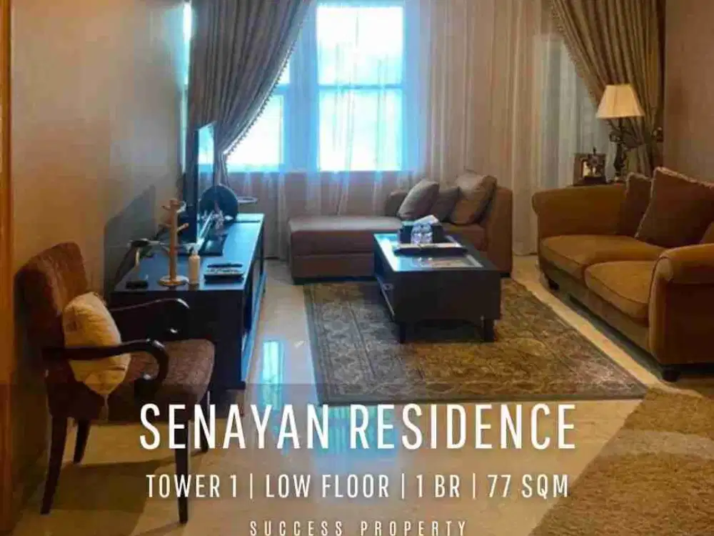 For Rent Senayan Residence 1BR Low Floor Fully Furnished Move-in Ready