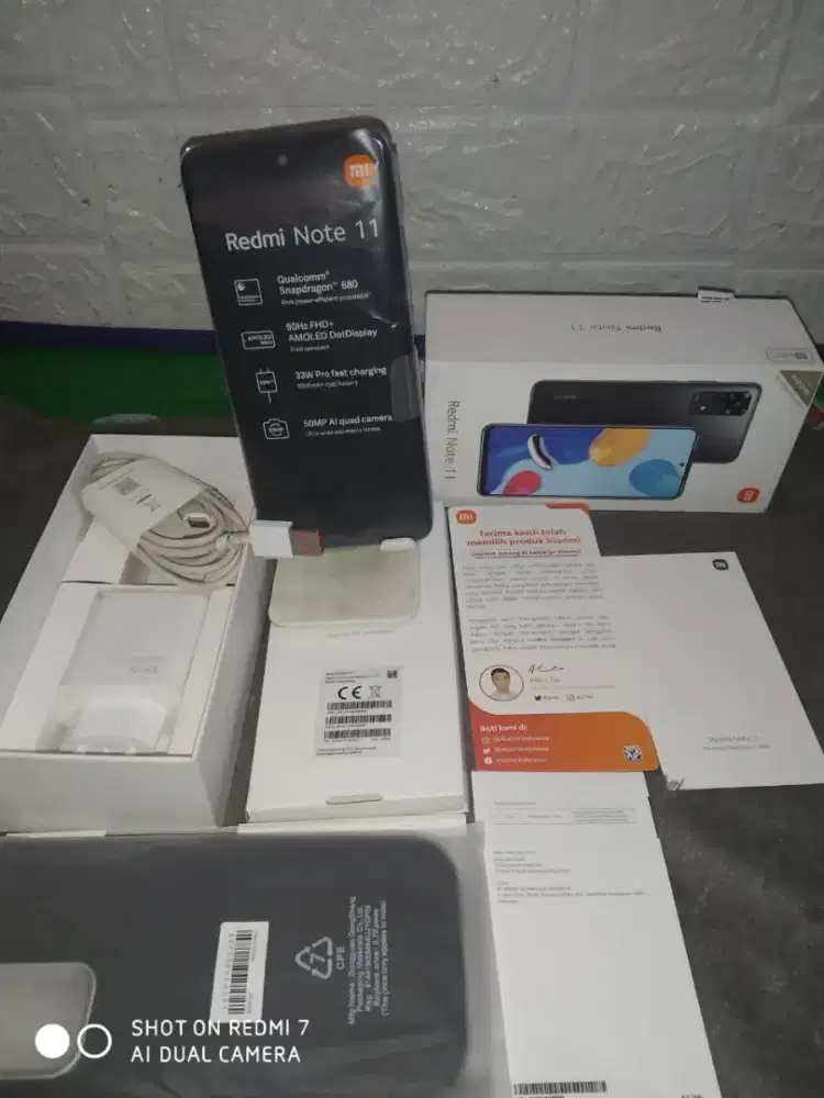 Redmi Note 11 4+4/128GB mulus terawat fullset orian