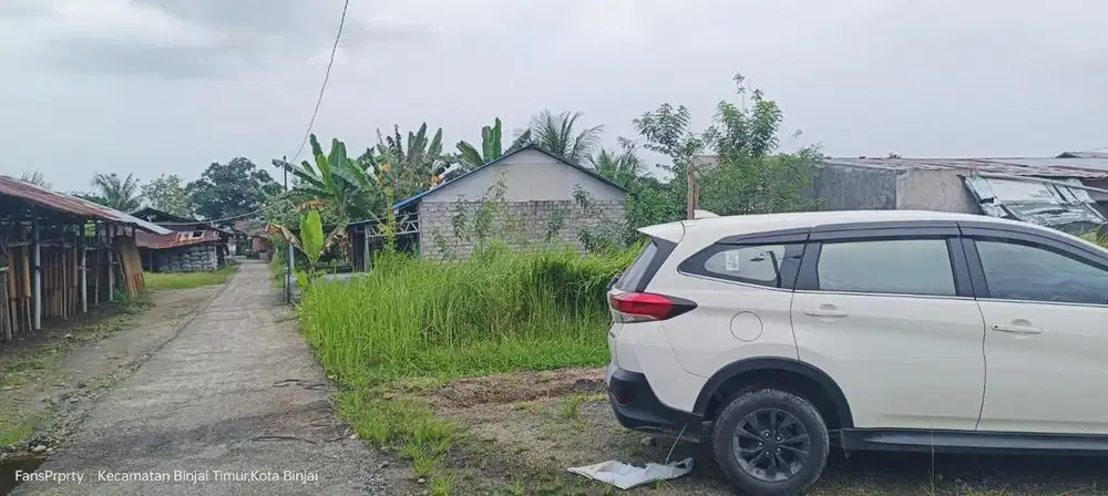 Tanah kavling Murah Binjai Jl.Ar hakim 8 pasarpekan km.19