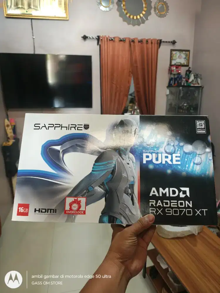VGA SAPPHIRE PURE AMD RADEON RX 9070 XT 16GB