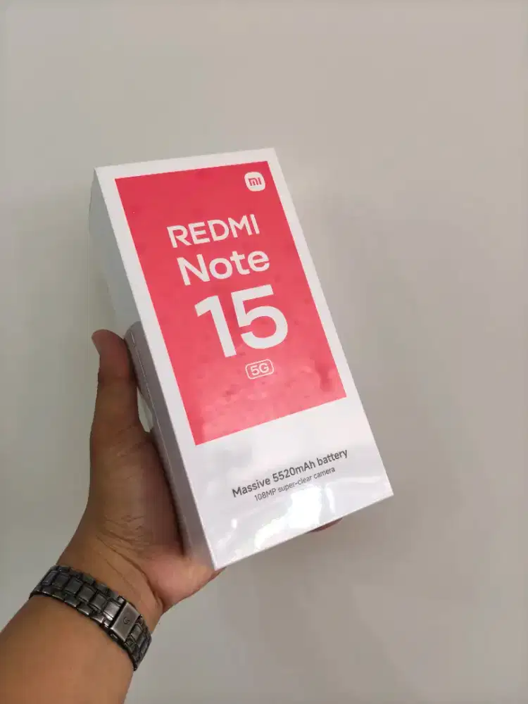 REDMI NOTE 15 5G 8/256 NEW SEGEL BERGARANSI RESMI!!!