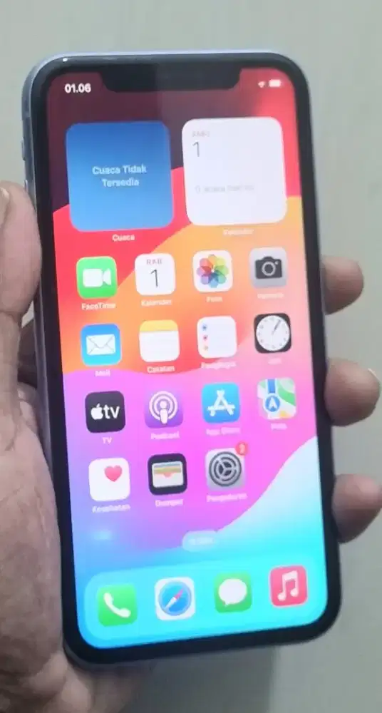 Iphone xr 64gb unit kabel data