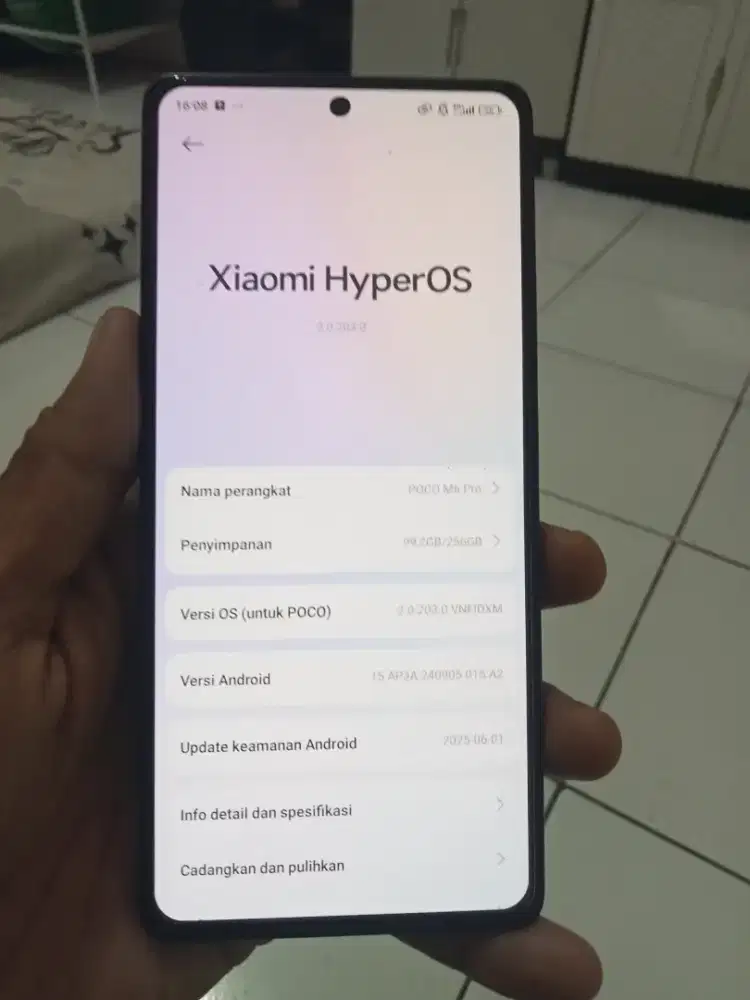 dijual poco m6 pro 8+8/256