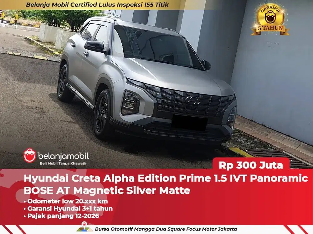 [ GARANSI 5TH ] Hyundai Creta Alpha Edition Prime 1.5 IVT 2024 2025
