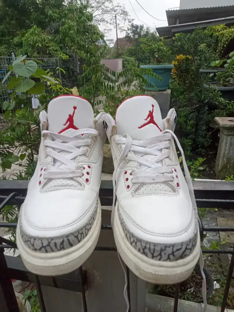 Nike Air Jordan 3 Retro White Cement Reimagined. 