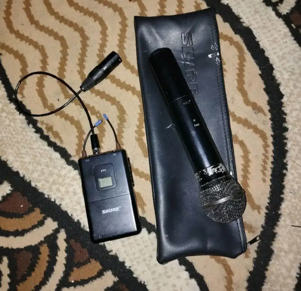 Mic Broadcast shure FP wireles system