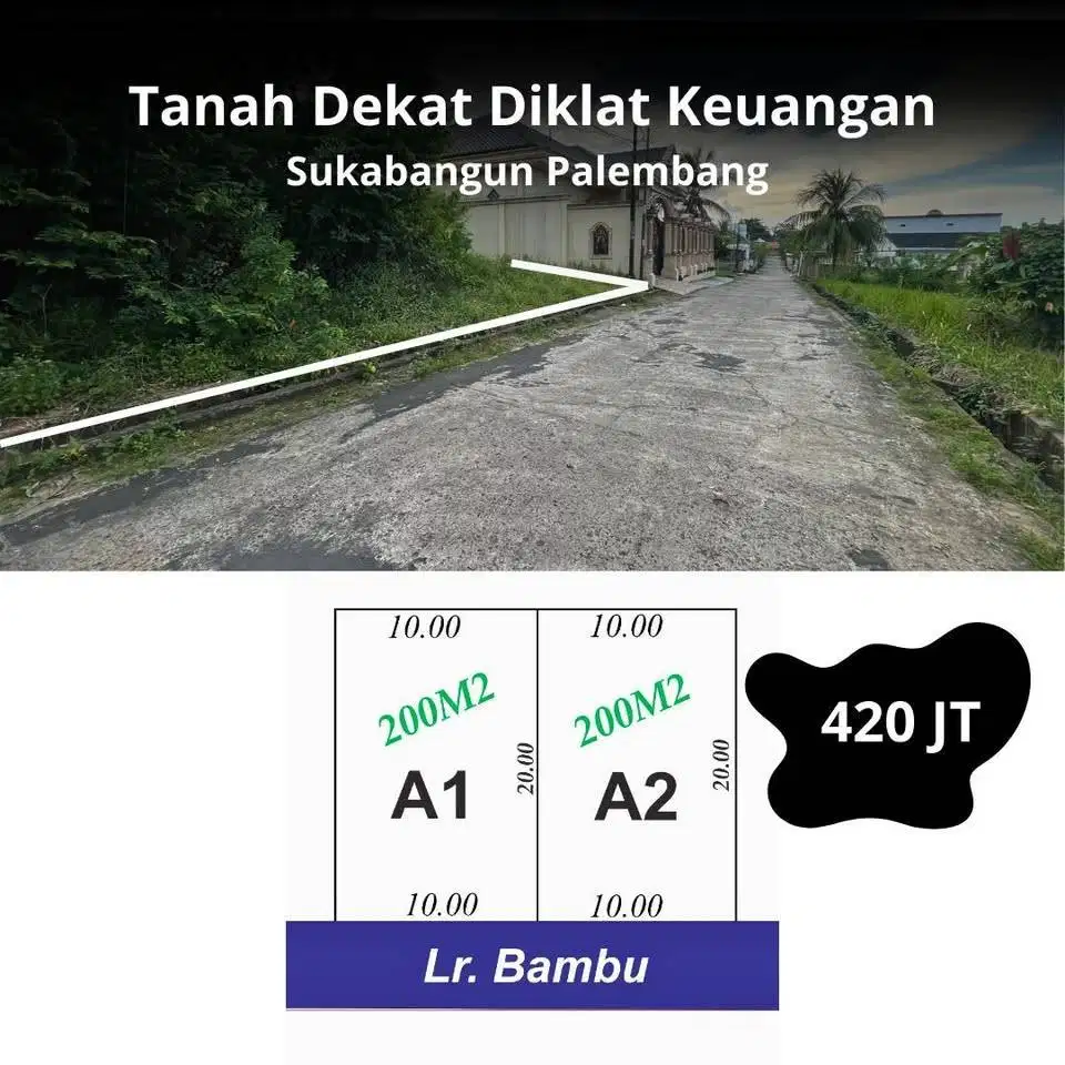 jual tanah kavling palembang