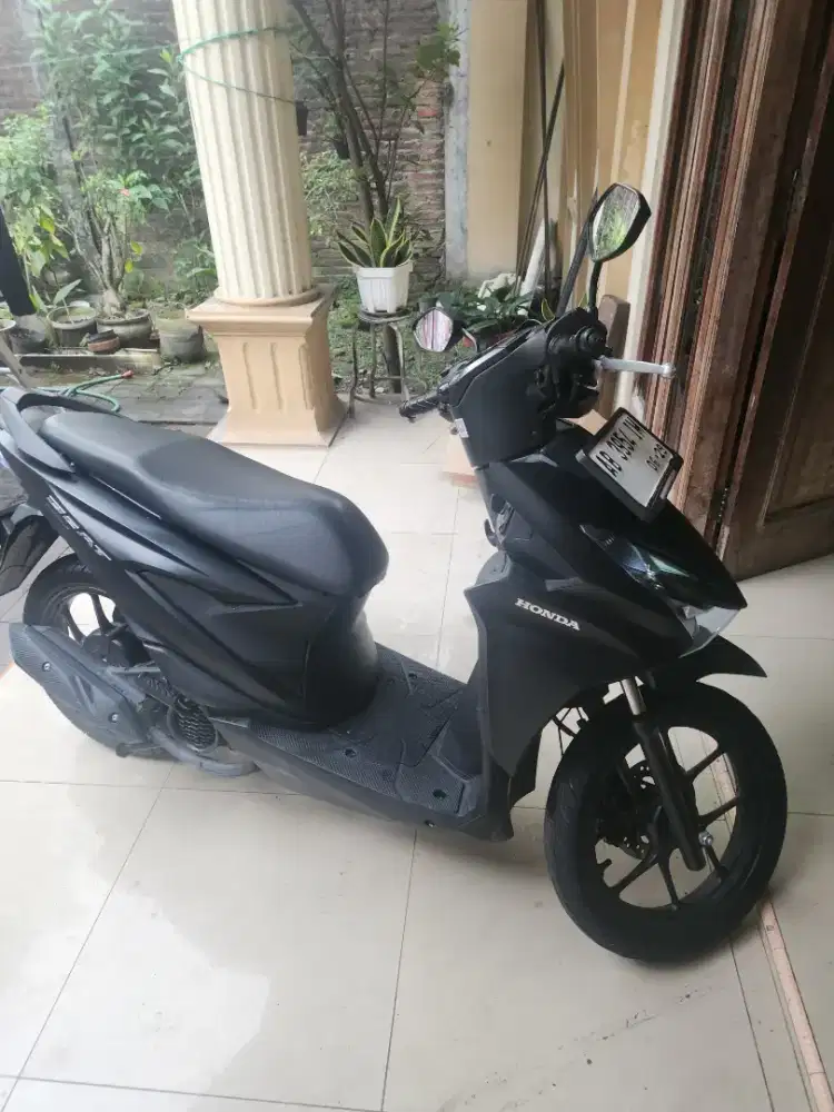 Beat deluxe keyless hitam doff 2024 rempte 2 wajib gbm