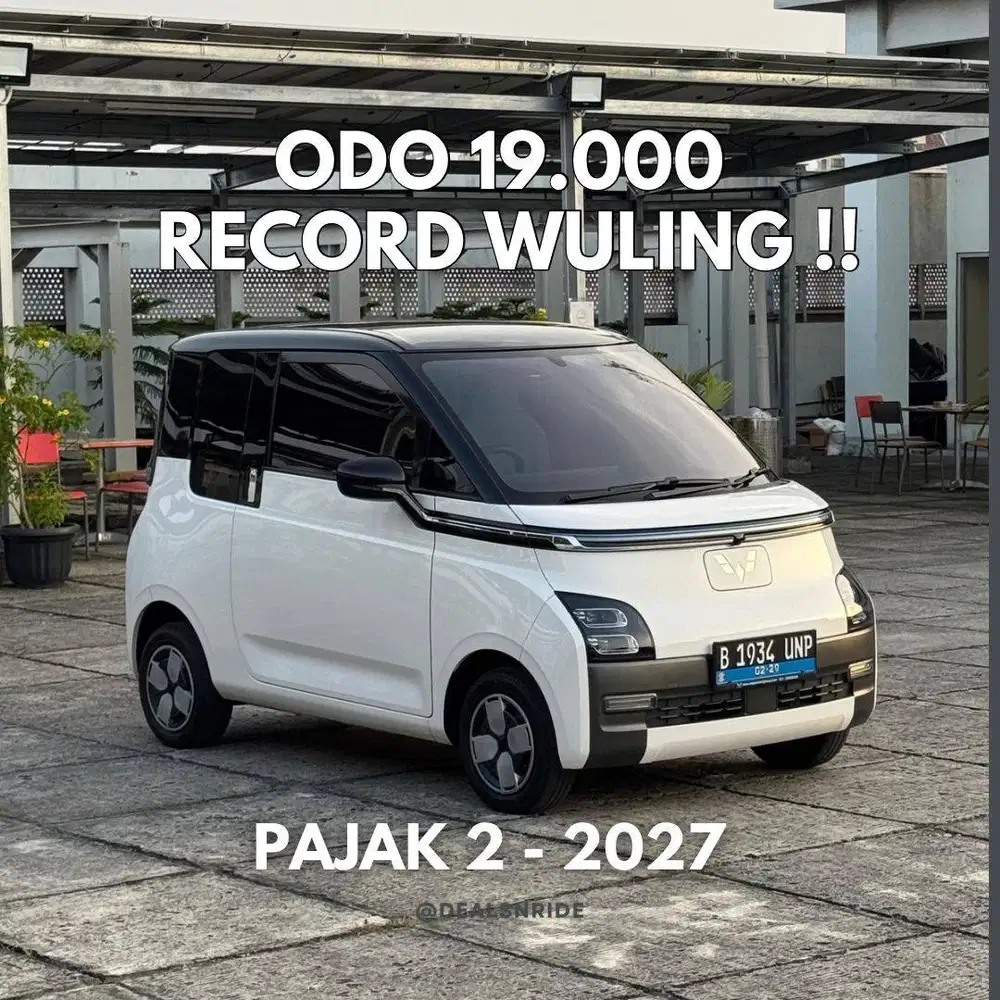 KM 19.000 ANTIKK !! PAJAK 2/2027 WULING AIR EV LONG RANGE 2023 MULUS