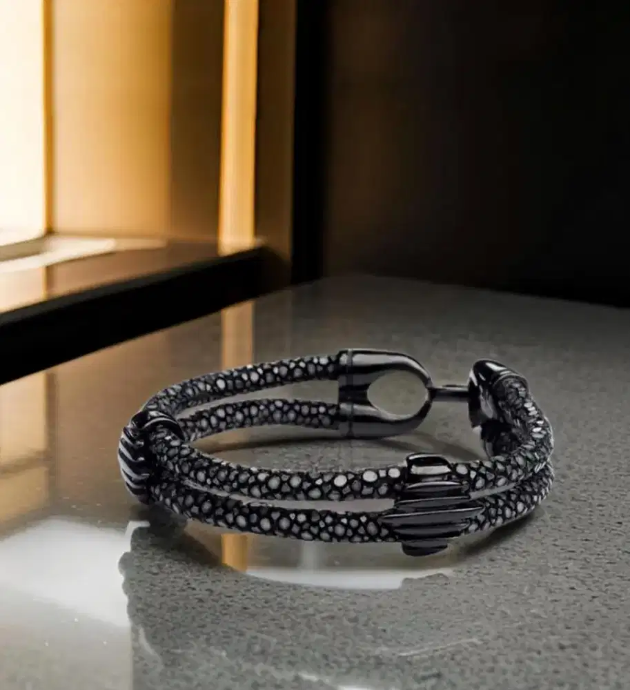 Gelang Luxury Stingray Leather Premium Bracelet Finest Quality