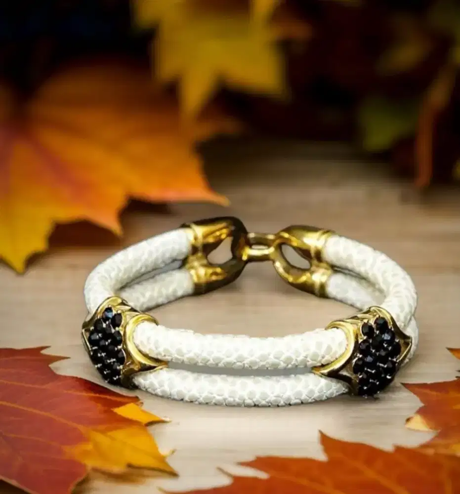Gelang Luxury Stingray Leather Premium Bracelet Finest Quality