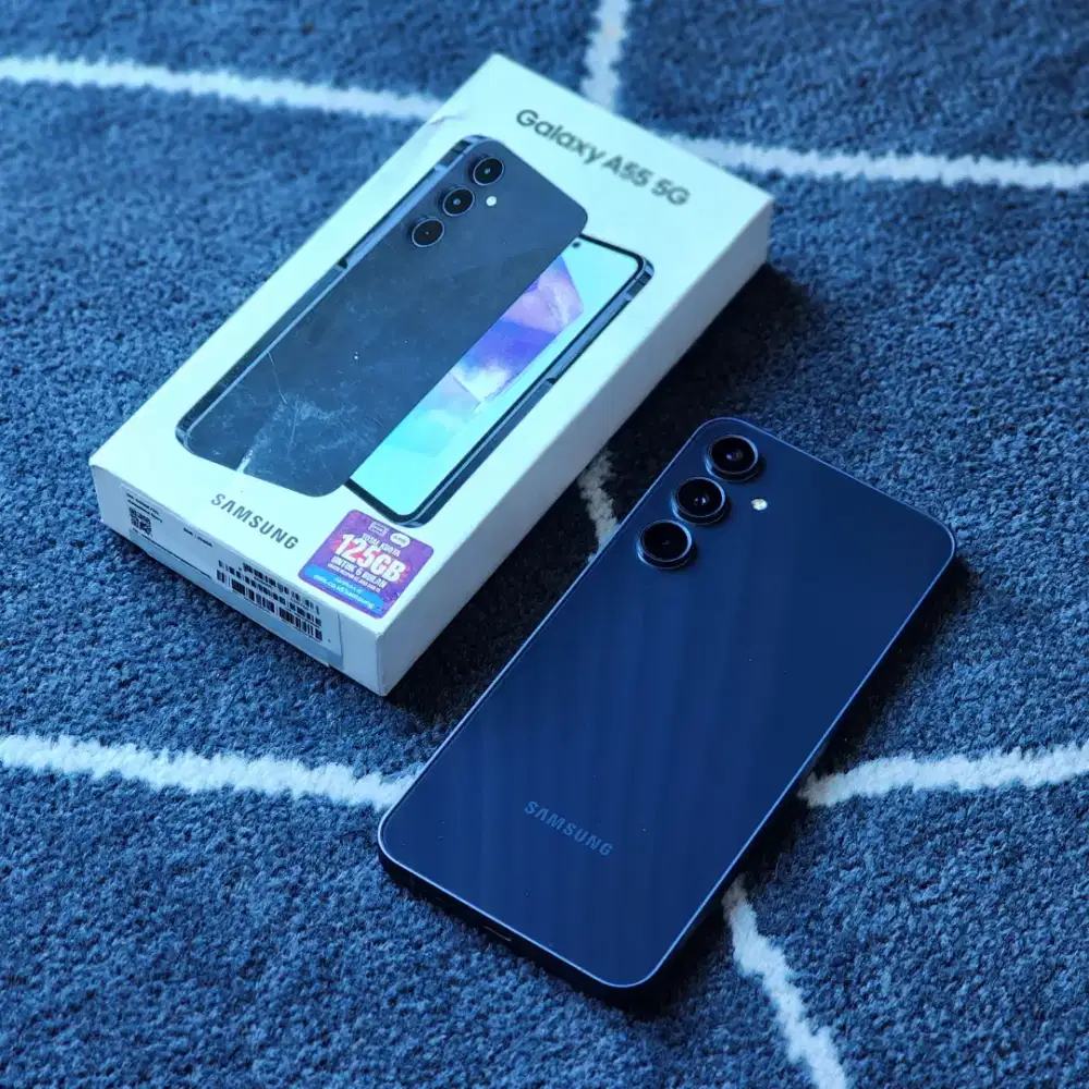 Samsung A55 5G 8/256GB Navy Resmi SEIN