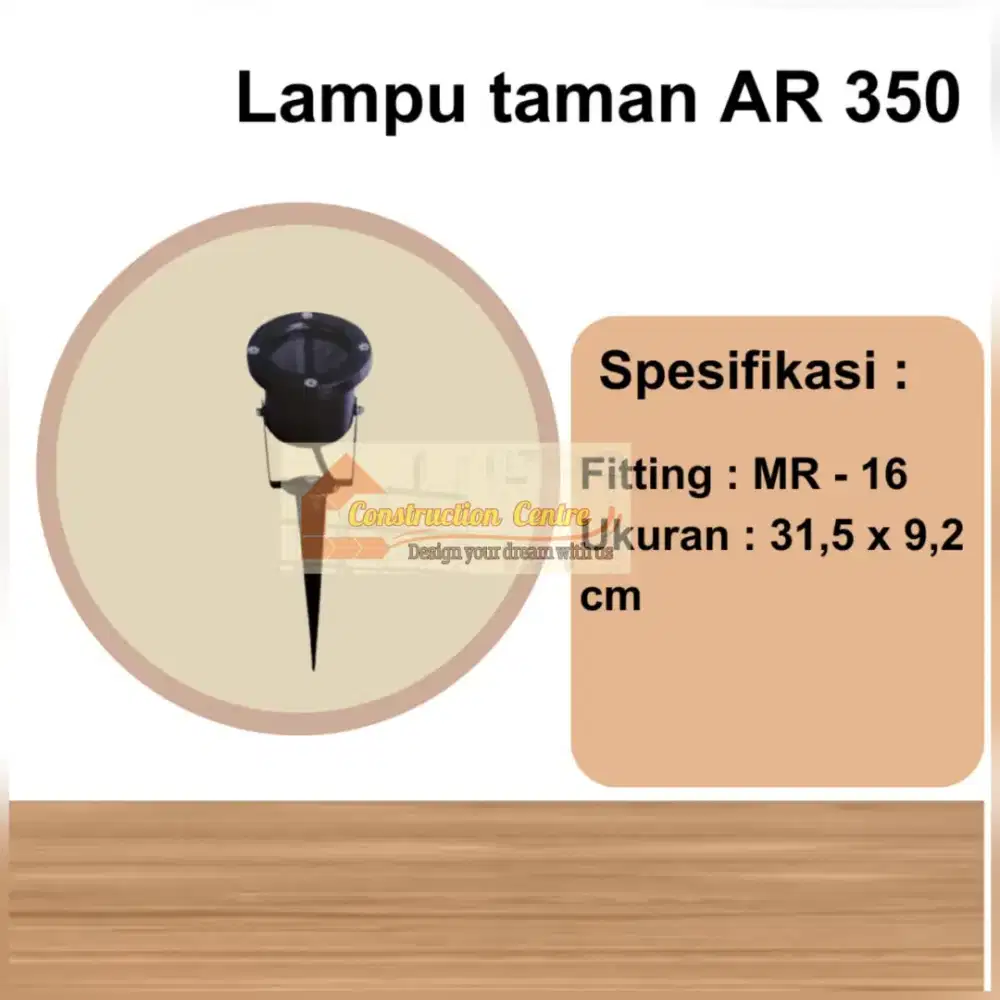 lampu sorot taman