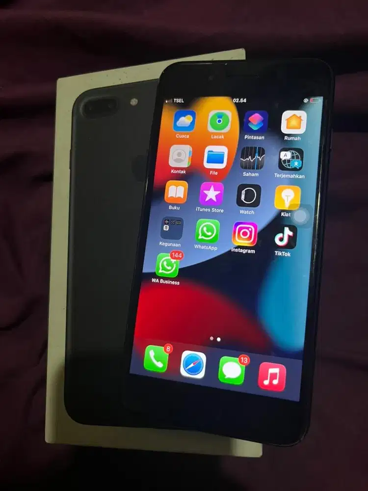 iphone 7 plus 128gb ibox fullset normal siap pakai