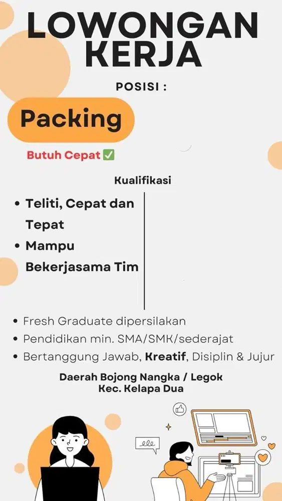 Lowongan Kerja Packing
