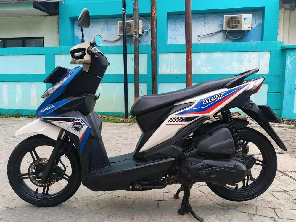 Honda beat ECO Fi esp 2017 stater halus bodi mulus