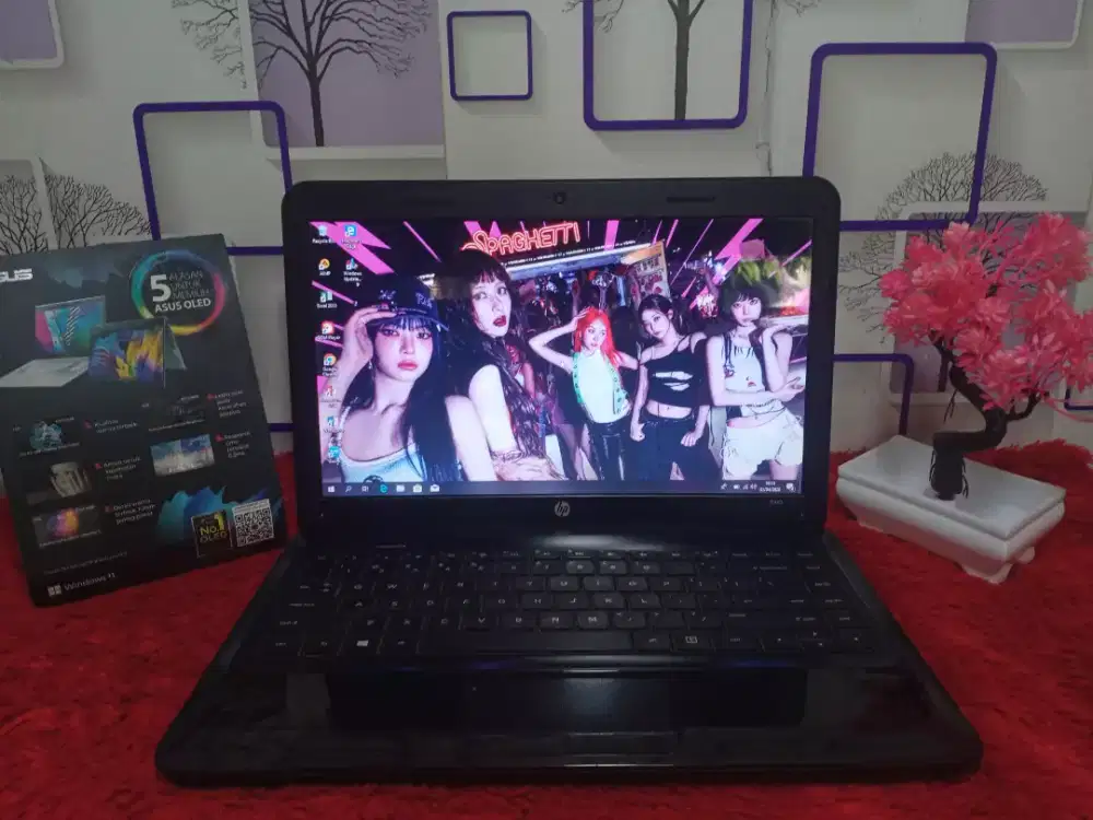 Redy Laptop HP layar 14 inch siap kerja harga real bukan settingan