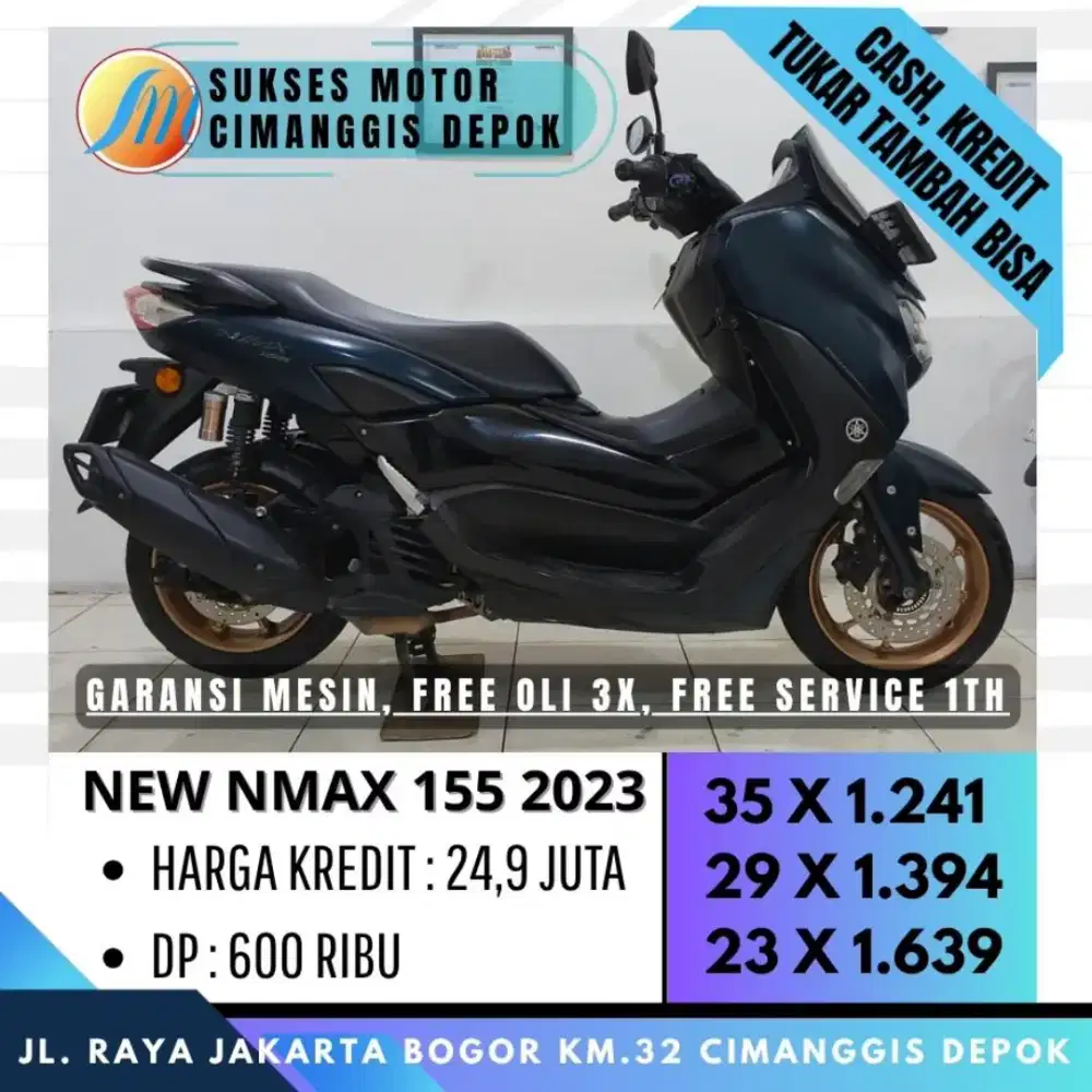 YAMAHA NEW NMAX 155 2023 CASH KREDIT CICILAN RINGAN [SUKSES MOTOR]