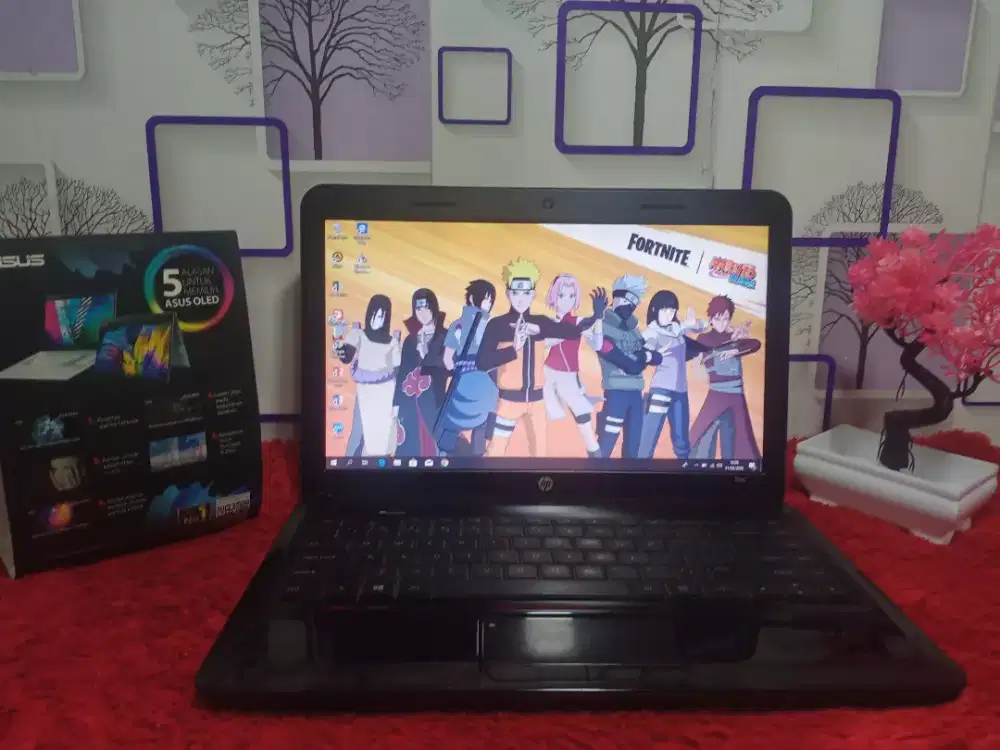 Laptop HP layar 14 inch siap kerja harga real bukan settingan
