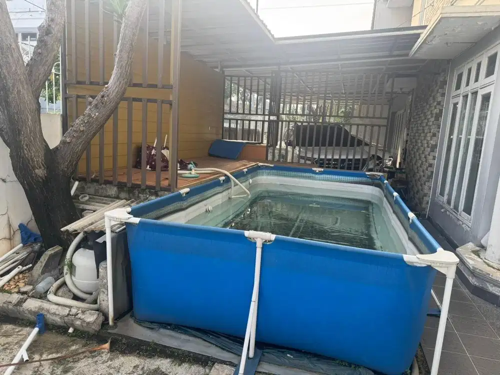 Filter kolam renang dan kolam portable intex