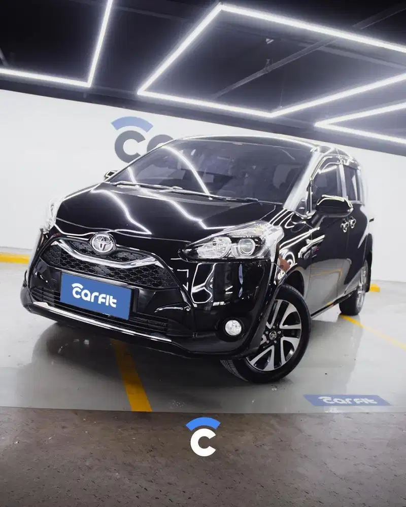 Odo 69rb KM! Toyota Sienta 1.5 V A/T Black Metallic NIK 2019