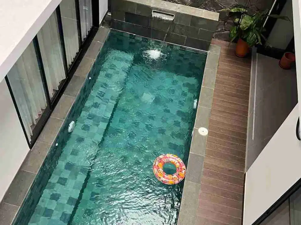 Rumah Baru 3 Lantai Pool Kamar Banyak Puspita Loka BSD city