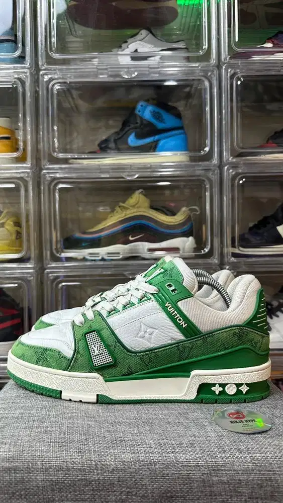 LOUIS VUITTON TRAINER X VIRGIL ABLOH WHITE GREEN