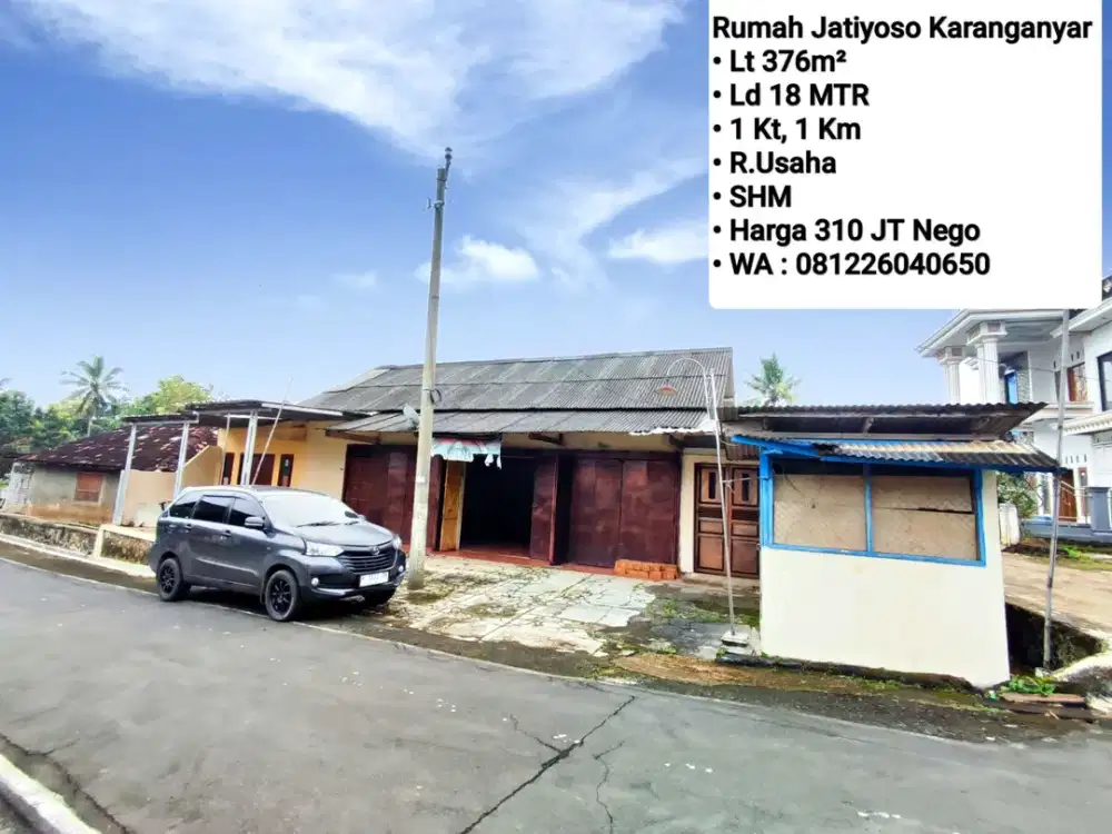 Jual Rumah Di Area Jatisawit, Jatiyoso, Karanganyar