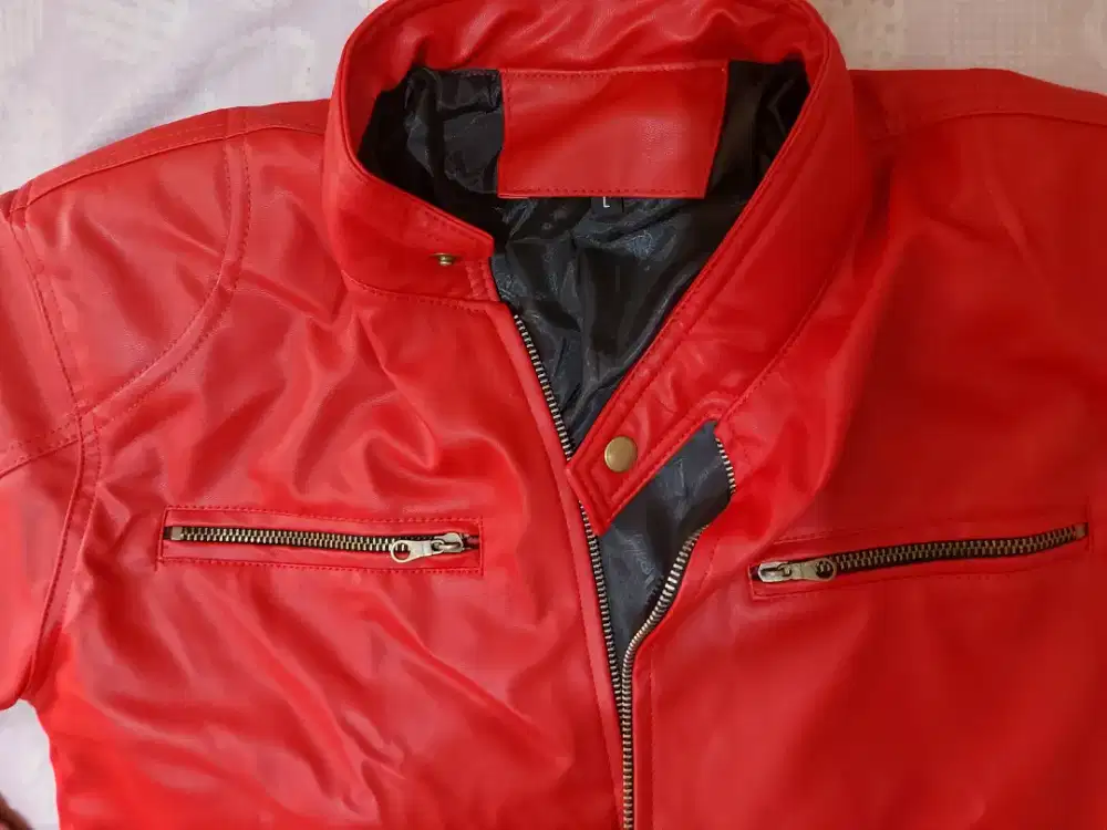 Jaket semi kulit super bahan tebal