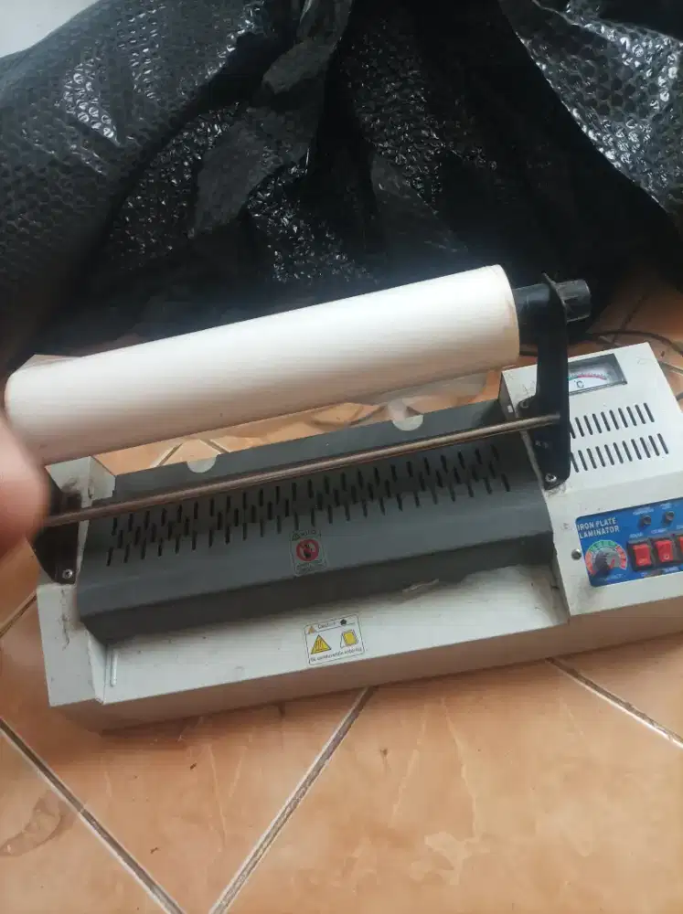 Mesin Laminating A3 Body Besi | Hot & Cold | Free Plastik Laminasi