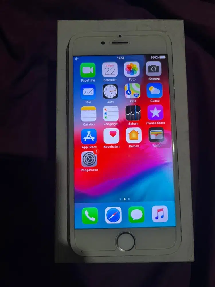 iphone 6 128gb fullset mulus second