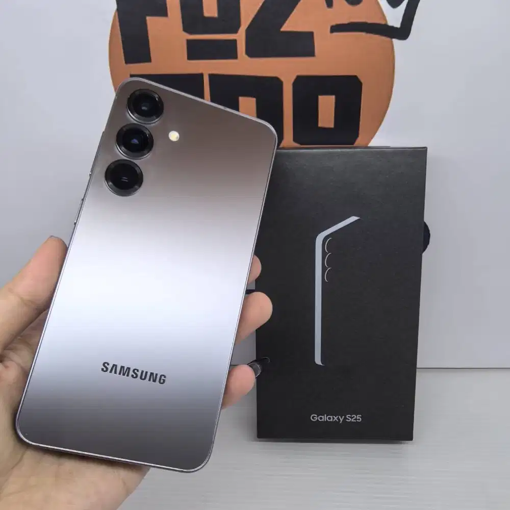 Samsung S25 12/256GB Silver Fullset LIKE NEW Ex SEIN RESMI