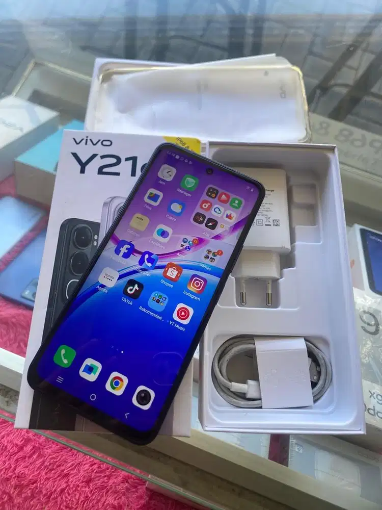 Vivo Y21D 6/128 fullshet ori segel pemakaian saja