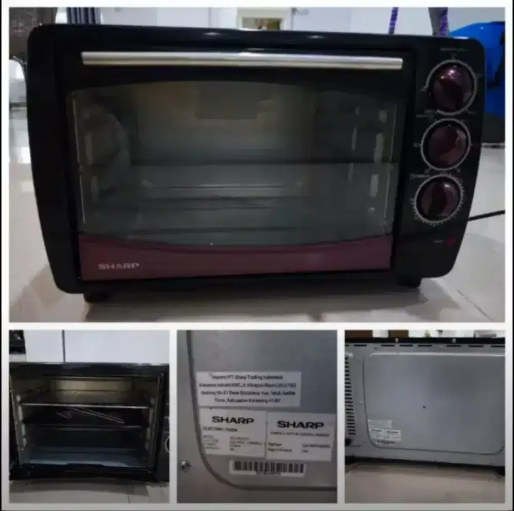 JUAL MURAH OVEN ELECTRIC SHARP type EO 28LP(K),msh normal, 560 rb nego