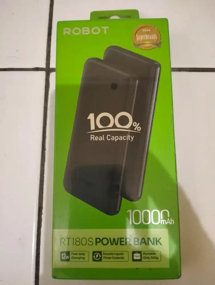 Powerbank robot 10rb kondisi baru murah