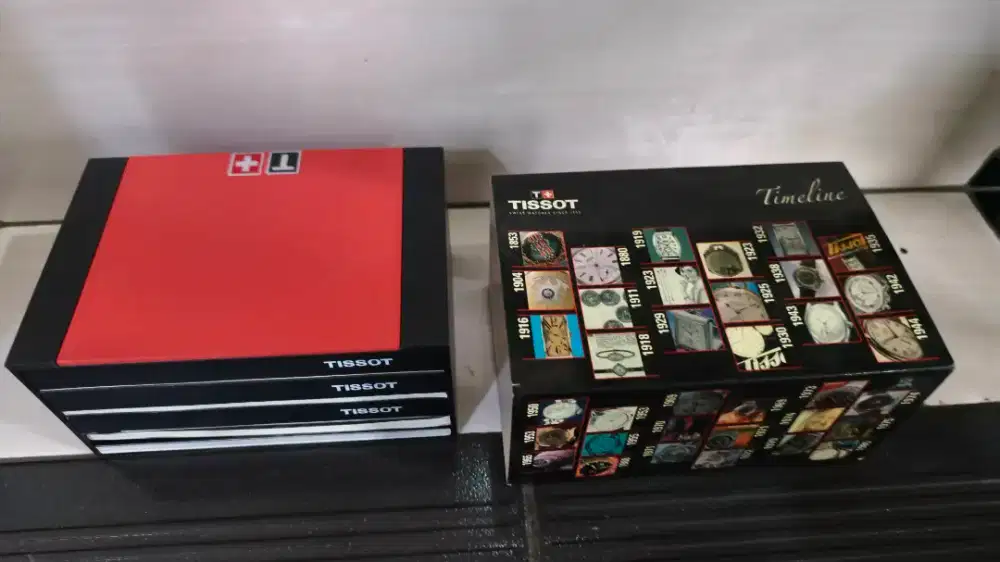 Box jam tangan tissot ori