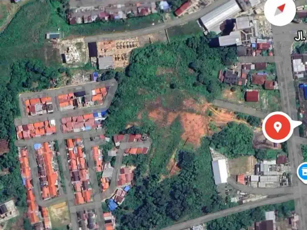 Tanah Strategis Poros Jalan MT Haryono Padat Perumahan Sangat Istimewa