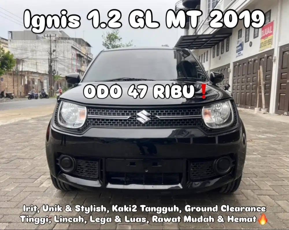 (TDP 16 JUTA!) Suzuki Ignis 1.2 GL Manual Hitam 2019