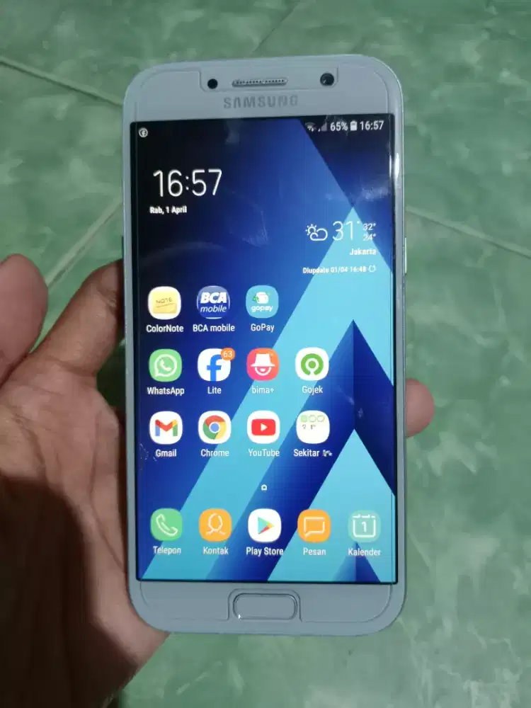 Samsung Galaxy A5 2017 Blue mist bs tt