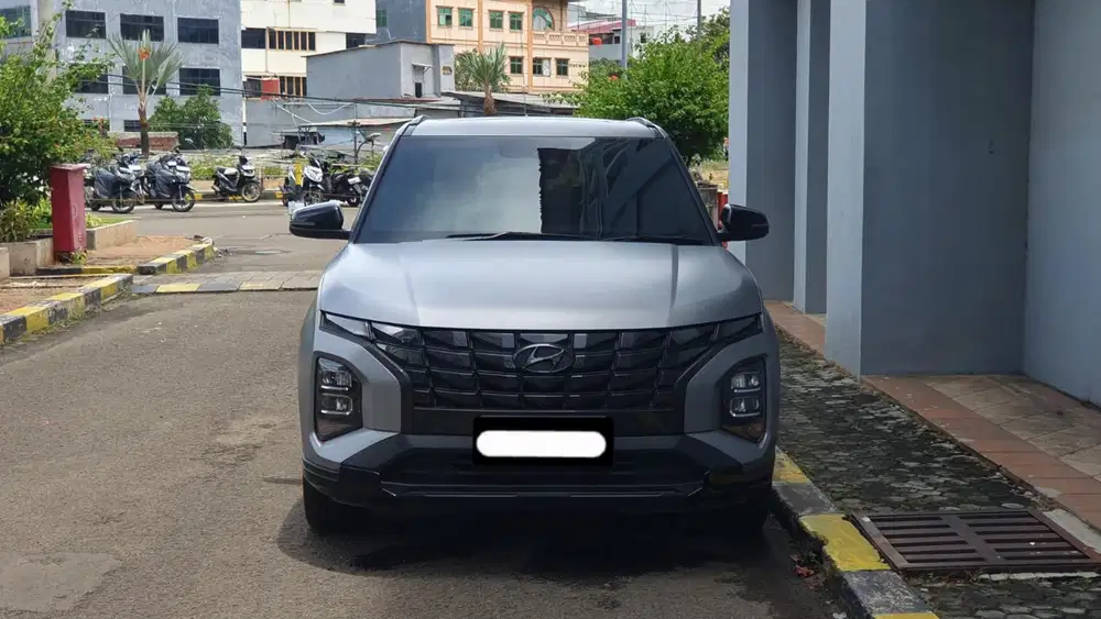 Km20rb hyundai creta alpha prime 2024 silver matte pajak panjang