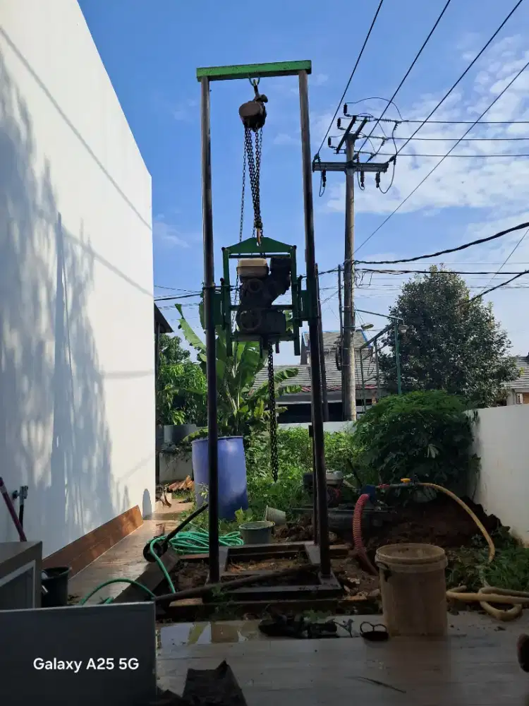 Bor air tanah dan service pompa
