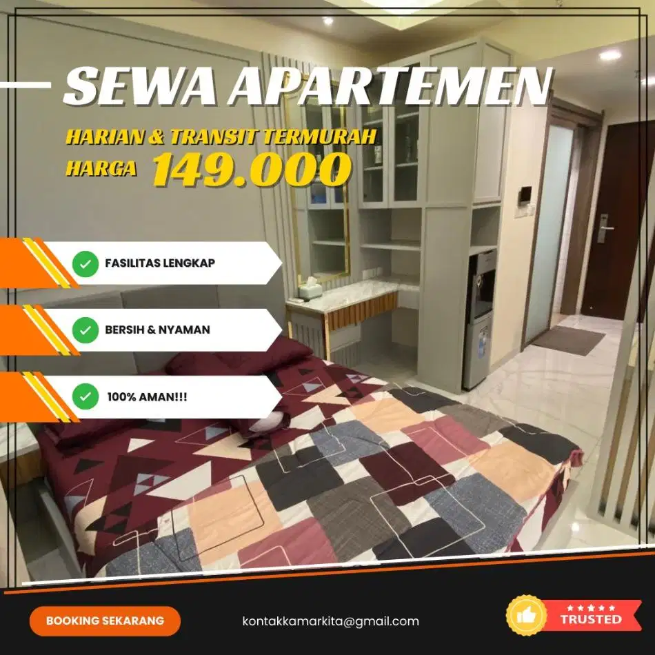 Sewa apartemen Sayana Harapan Indah Bekasi Transit/Harian Termurah