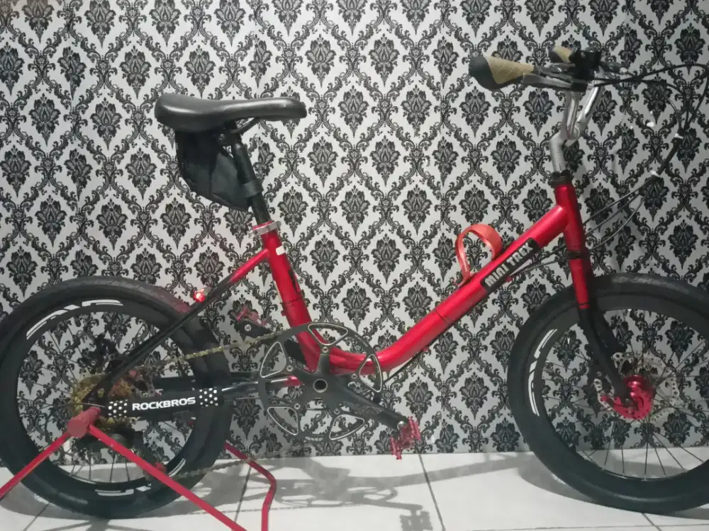 Dijual sepeda bukan lipat,mtb Clasik minitrex sudah modif