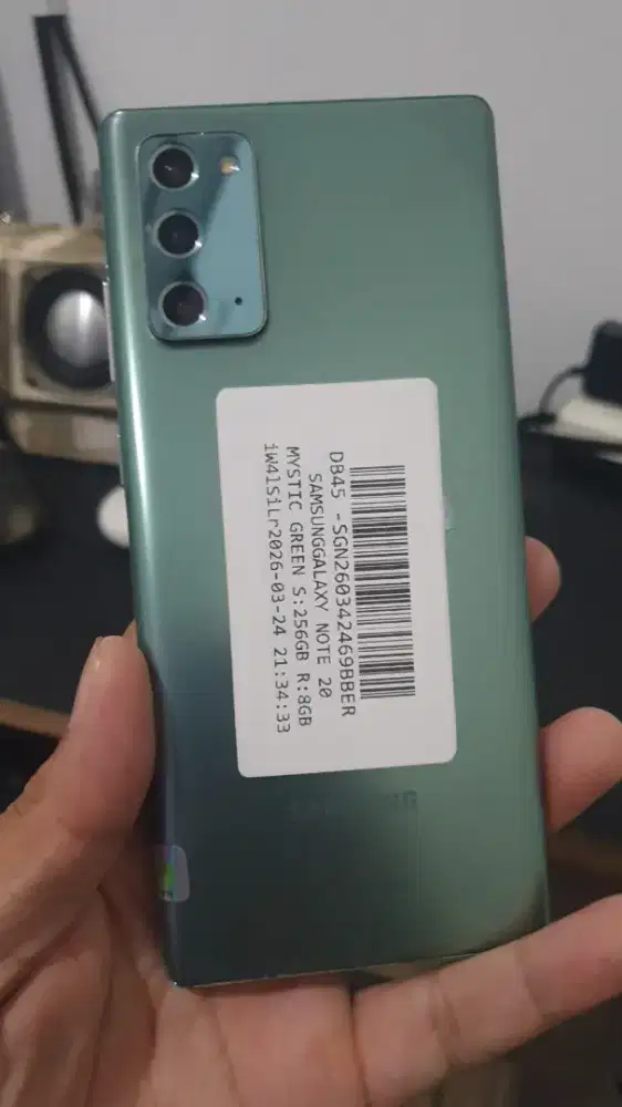 Samsung note 20 8/256GB SEIN MINUS SEPELE