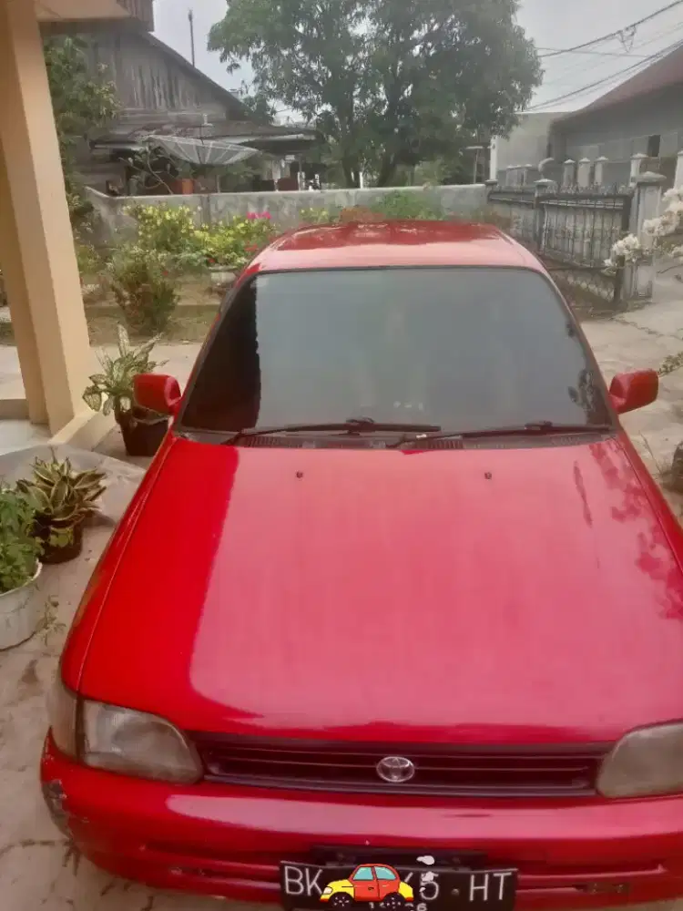 Di jual mobil Starlet pajak hidup mesin siap jln jauh